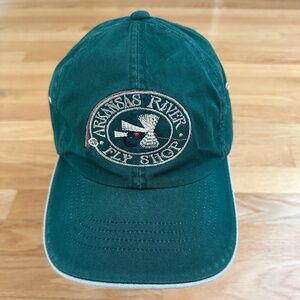 Arkansas River Fly Shop Green Cotton Cap Hat by Imperial